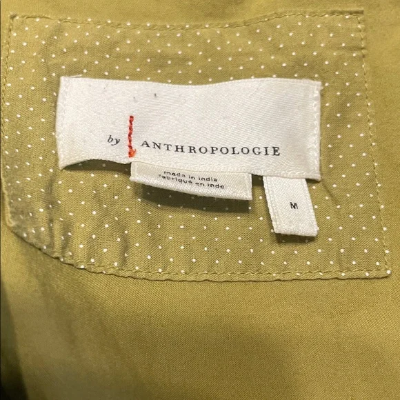 Anthropologie Mustard Long Sleeve Dress - Picture 4 of 5